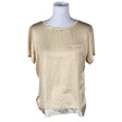 Unisex Christelle & Co - Lühikeste käistega pluus, suurus 40 - Beige ()