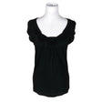 Unisex E'NY - Trikotaažist topp, suurus 36 - Must ()