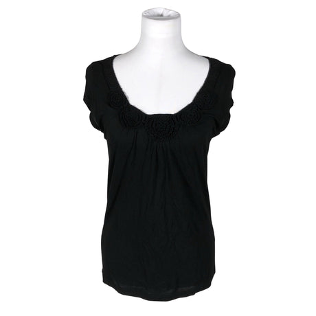 Unisex E'NY - Trikotaažist topp, suurus 36 - Must ()