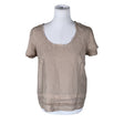 Unisex Max&Co - Lühikeste käistega pluus, suurus 38 - Beige ()