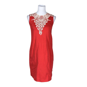 Unisex Lumoan - Trikotaažist kleit, suurus 34 - Punane (1)