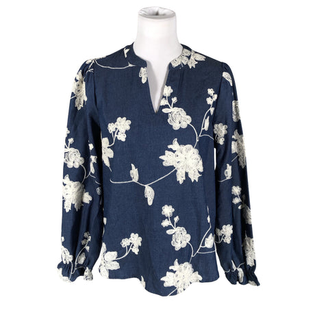 Unisex Fransa - Pluus, suurus 36 - Sinine ()
