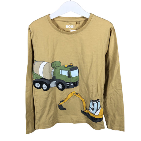 Unisex Bogi - Trikotaažist pluus, suurus 134 - 140 - Kollane ()