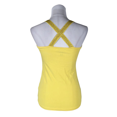 Unisex Summum Woman - Trikotaažist topp, suurus 36 - Kollane (2)