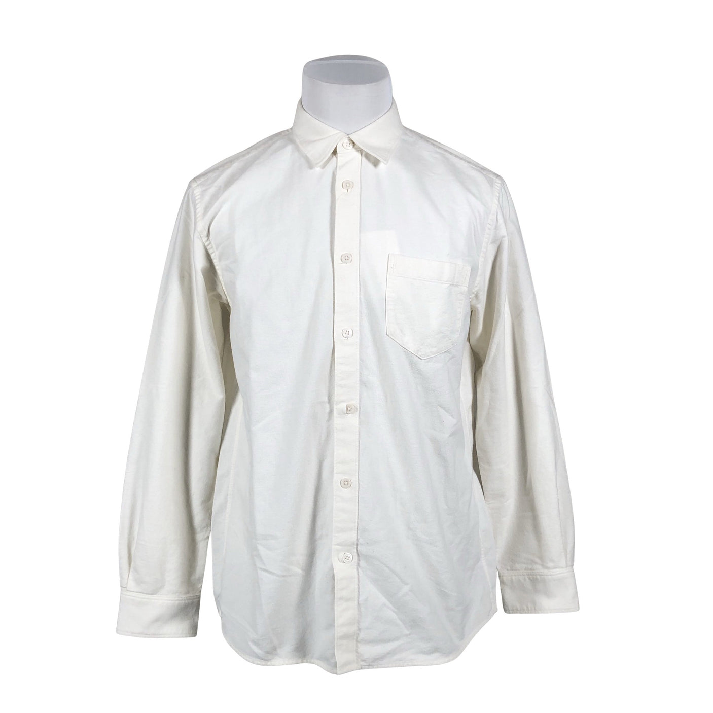 Unisex Muji - Flanellsärk, suurus M - Looduslik valge (1)
