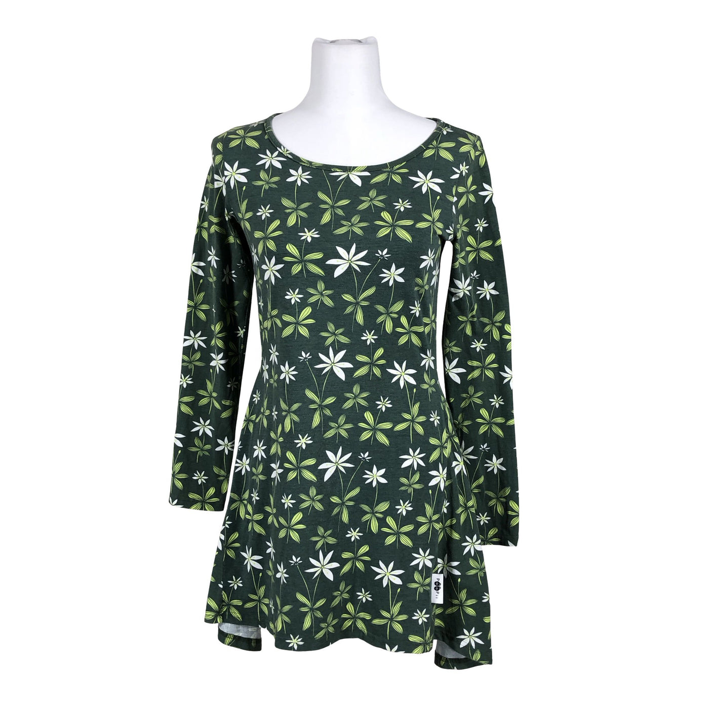 Unisex PaaPii - Trikotaažist tuunika, suurus 36 - Roheline (1)