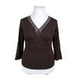 Unisex Bravissimo - Trikotaažist pluus, suurus 42 - Pruun ()