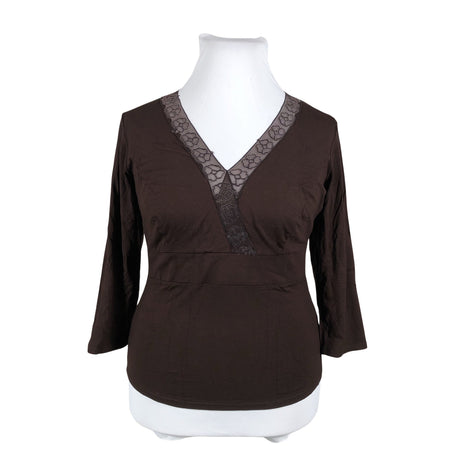 Unisex Bravissimo - Trikotaažist pluus, suurus 42 - Pruun ()