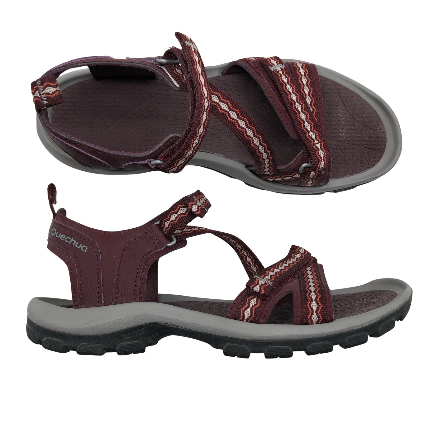 Unisex Quechua - Rihmikud, suurus 38 - Veinipunane (1)