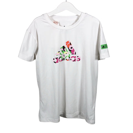 Unisex Adidas - Spordisärk, lühikesed käised, suurus 134 - 140 - Valge ()