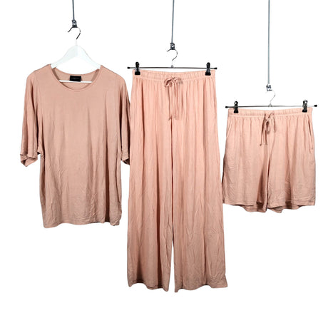 Unisex Aarrelabel - Ööpesu, suurus 40 - Heleroosa ()