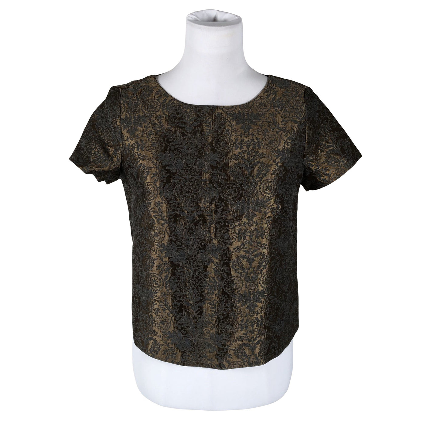 Unisex Esprit - Lühikeste käistega pluus, suurus 34 - Pruun (1)