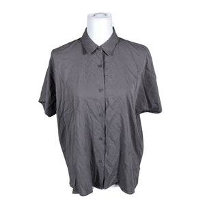 Unisex Uniqlo - Lühikeste käistega pluus, suurus 38 - Hall (1)