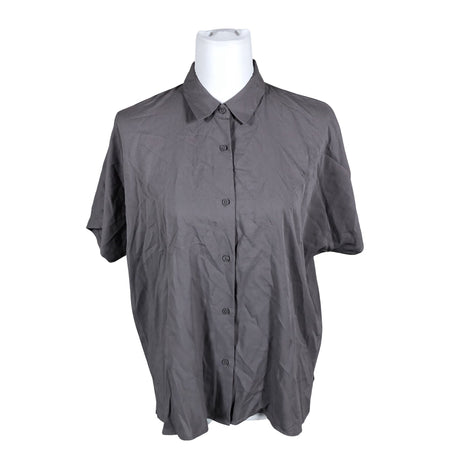 Unisex Uniqlo - Lühikeste käistega pluus, suurus 38 - Hall ()