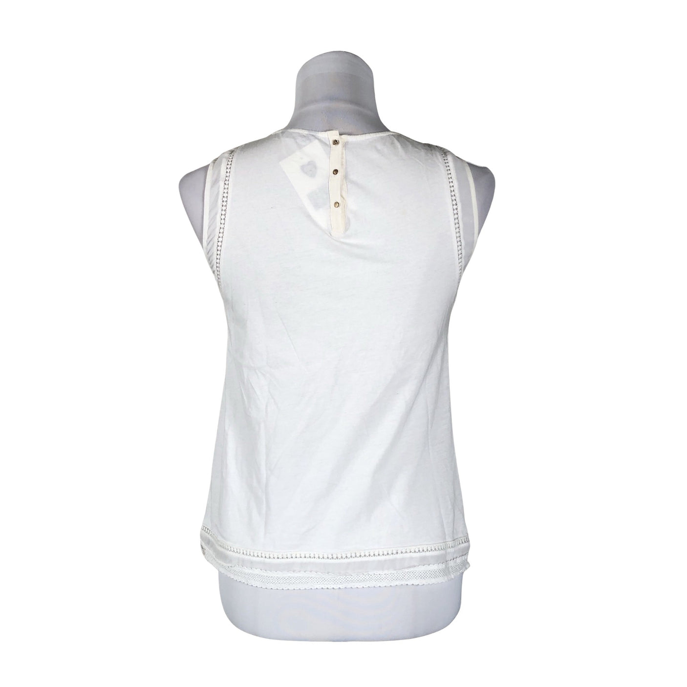 Unisex Massimo Dutti - Topp, suurus 36 - Looduslik valge (2)