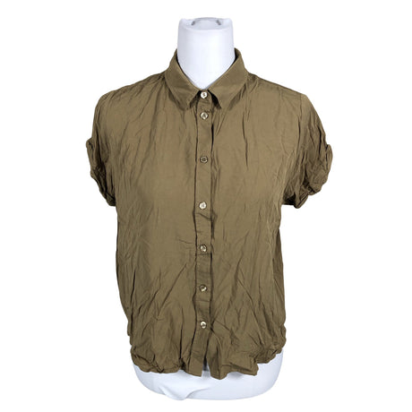 Unisex Samsoe&Samsoe - Lühikeste käistega pluus, suurus 38 - Roheline ()