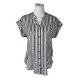 Unisex Sand - Lühikeste käistega pluus, suurus 36 - Valge ()