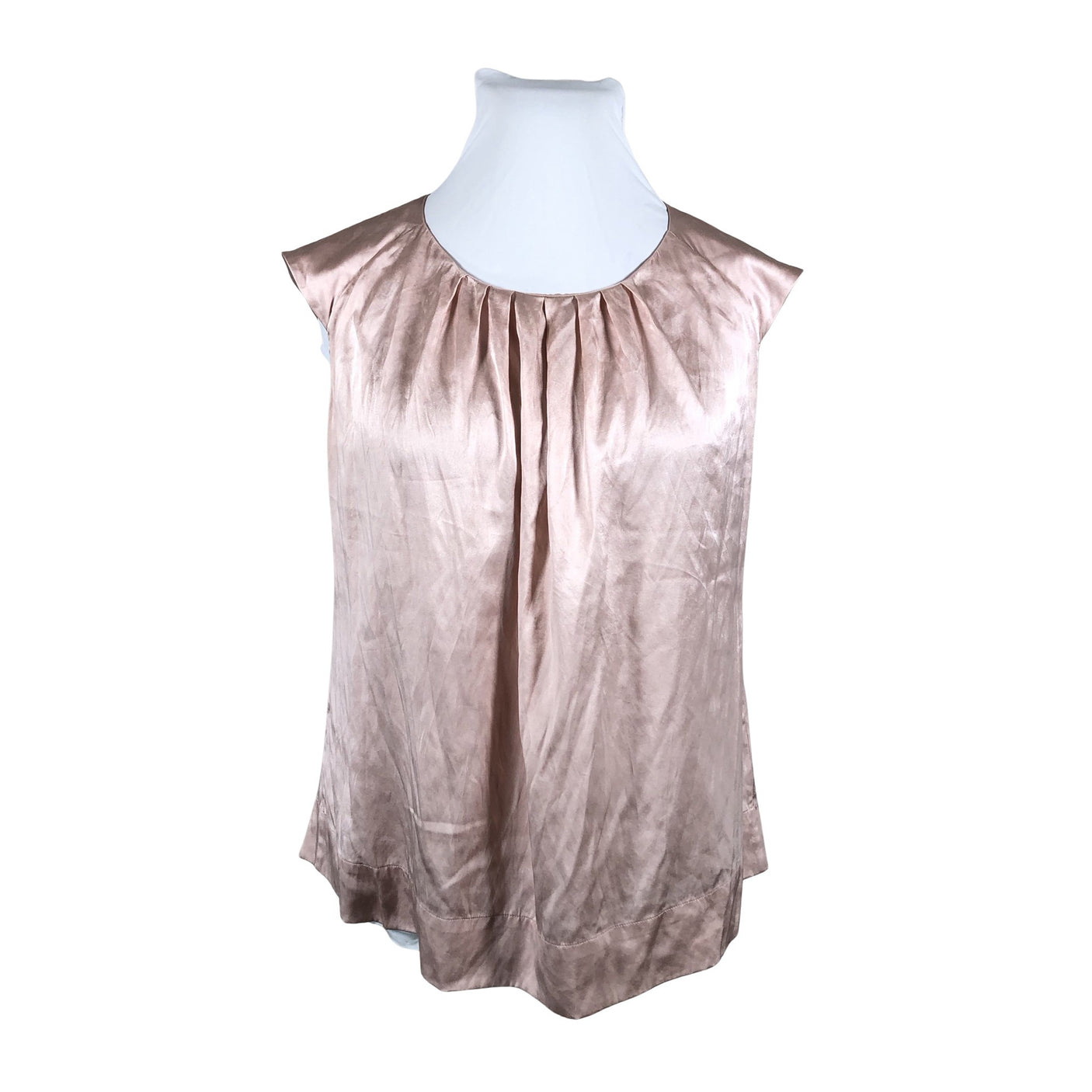 Unisex Andiata - Lühikeste käistega pluus, suurus 44 - Heleroosa (1)