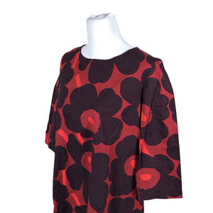 Unisex Marimekko - Mitteveniv kleit, suurus 40 - Veinipunane (3)