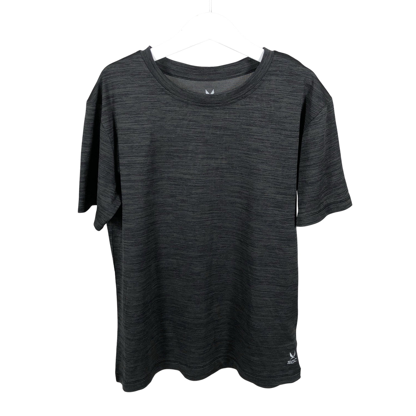 Unisex Soc - Spordisärk, lühikesed käised, suurus 146 - 152 - Must (1)