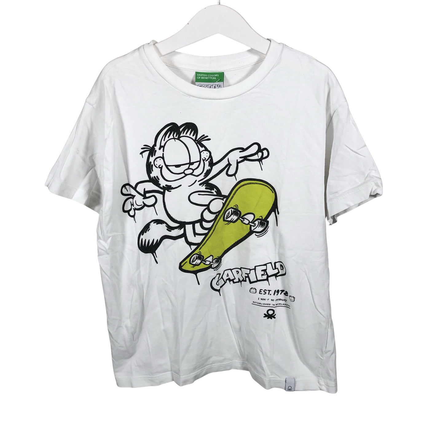 Unisex Benetton - T-särk, suurus 146 - 152 - Valge (1)