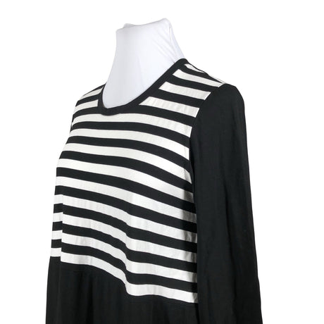 Unisex Aino - Trikotaažist kleit, suurus 42 - Must (2)
