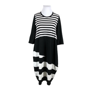 Unisex Aino - Trikotaažist kleit, suurus 42 - Must (1)