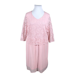 Unisex Ulla Popken - Pidulik kleit, suurus 46 - Heleroosa (1)
