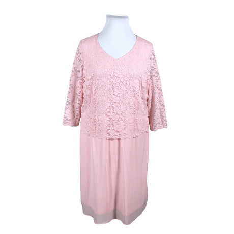 Unisex Ulla Popken - Pidulik kleit, suurus 46 - Heleroosa ()
