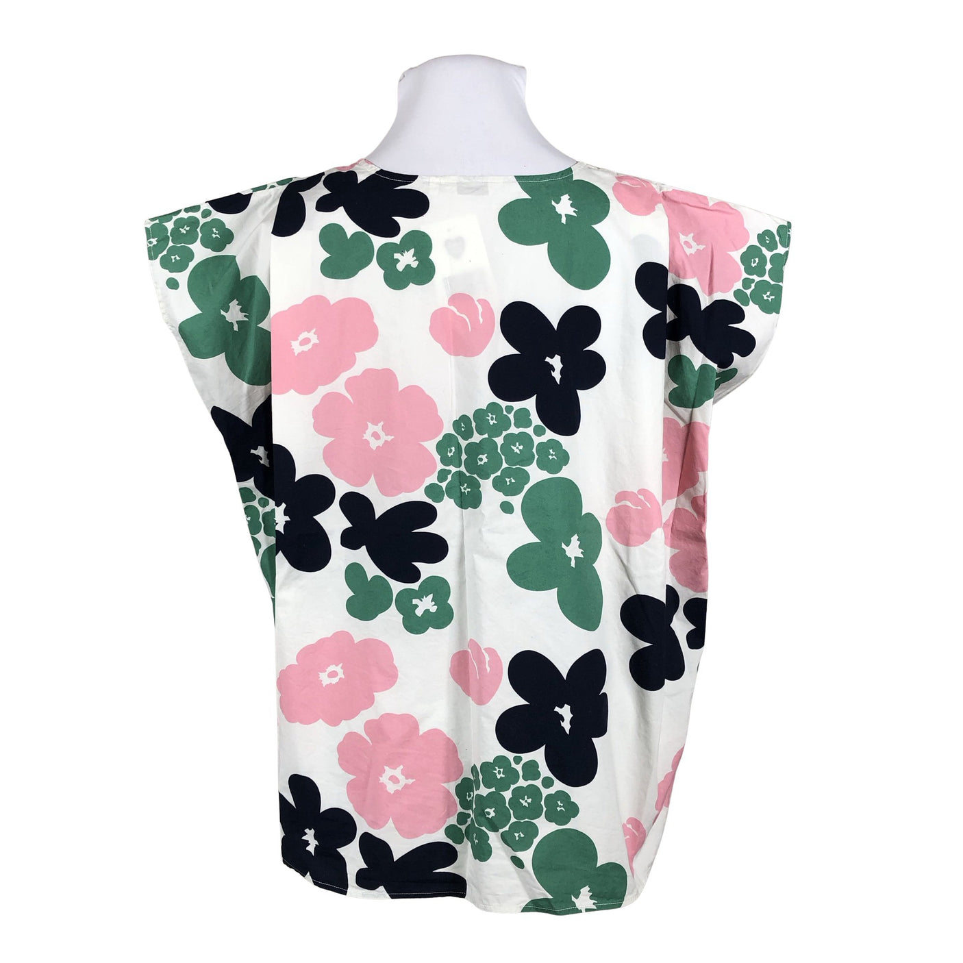 Unisex Marimekko - Lühikeste käistega pluus, suurus 46 - Heleroosa (2)