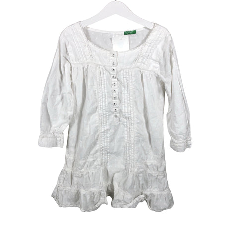 Unisex Benetton - Mitteveniv kleit, suurus 122 - 128 - Valge ()