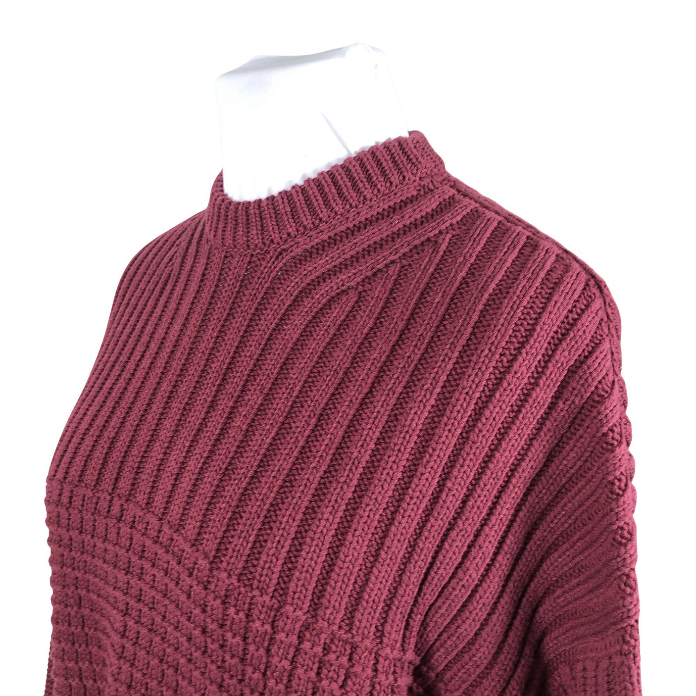 Unisex The Knotty Ones - Kampsun, suurus 42 - Veinipunane (2)