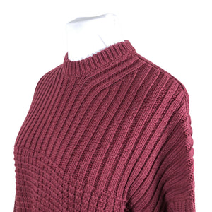 Unisex The Knotty Ones - Kampsun, suurus 42 - Veinipunane (2)