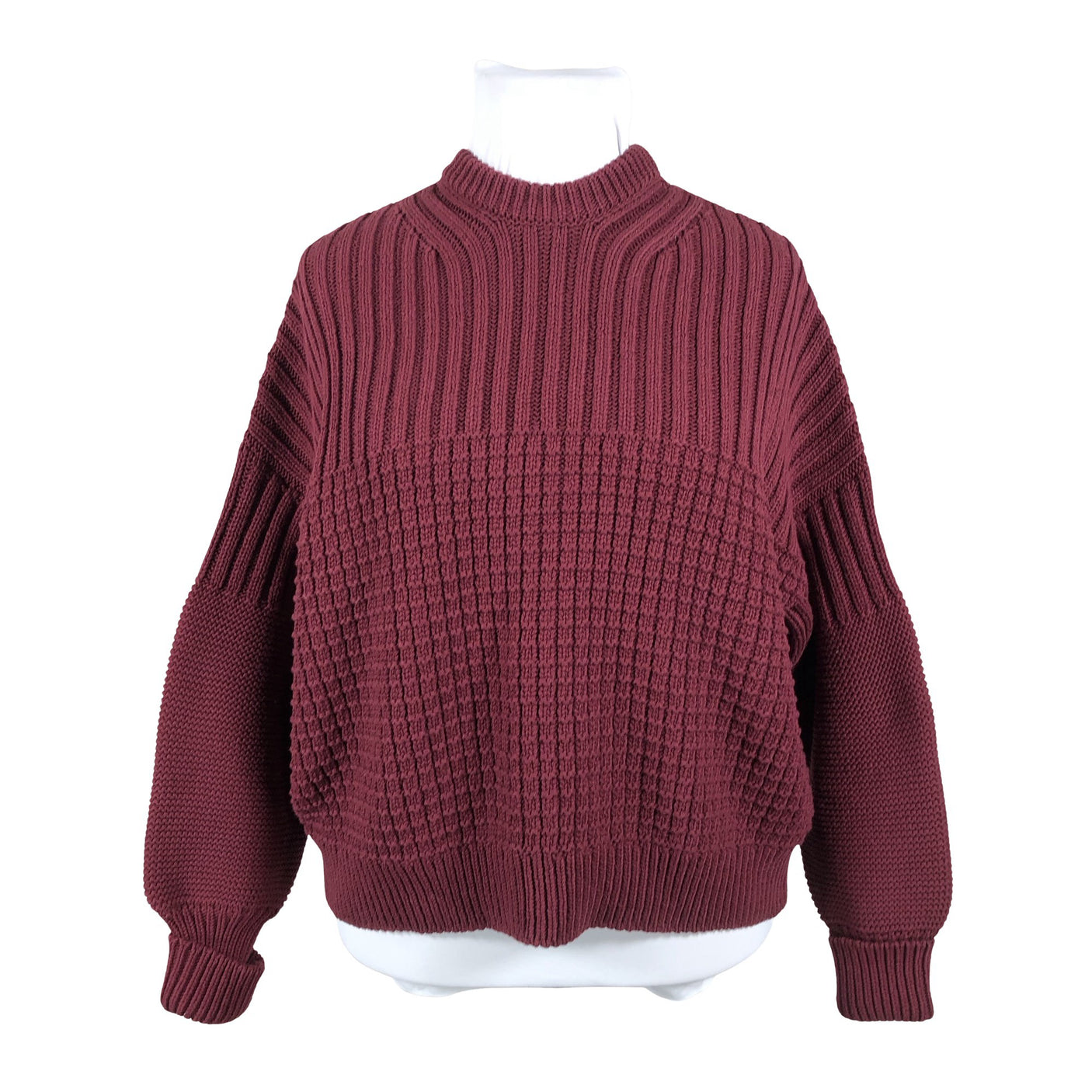 Unisex The Knotty Ones - Kampsun, suurus 42 - Veinipunane (1)