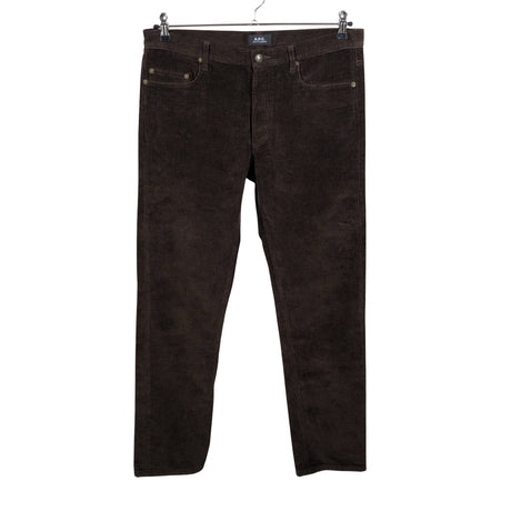 Unisex A.P.C. - Sametpüksid, suurus W33 - Pruun ()