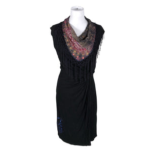 Unisex Desigual - Trikotaažist kleit, suurus 38 - Must (1)