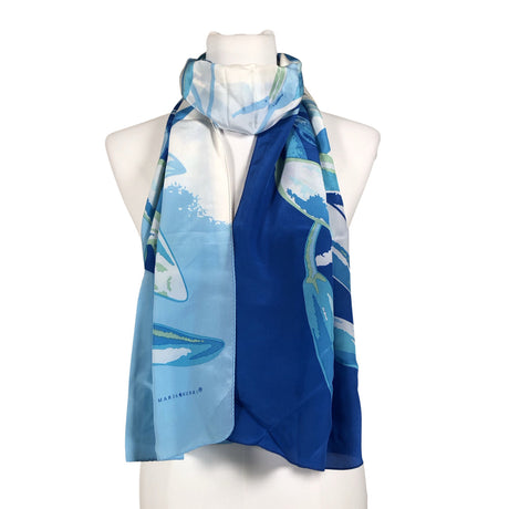 Unisex Marja Kurki - Õhuke sall, suurus Midi - Sinine ()