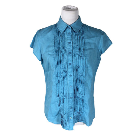 Unisex Gerry Weber - Lühikeste käistega pluus, suurus 38 - Helesinine ()