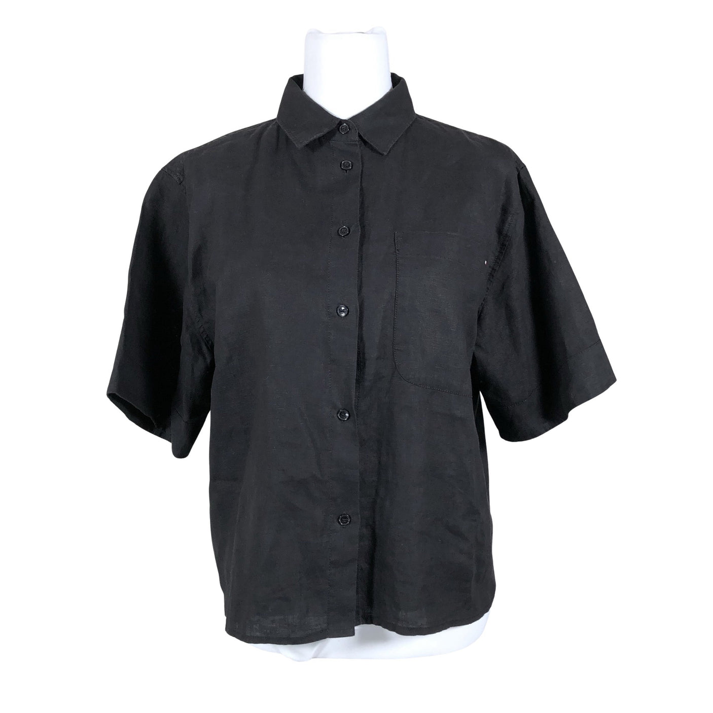 Unisex Tommy Hilfiger - Lühikeste käistega pluus, suurus 40 - Must (1)
