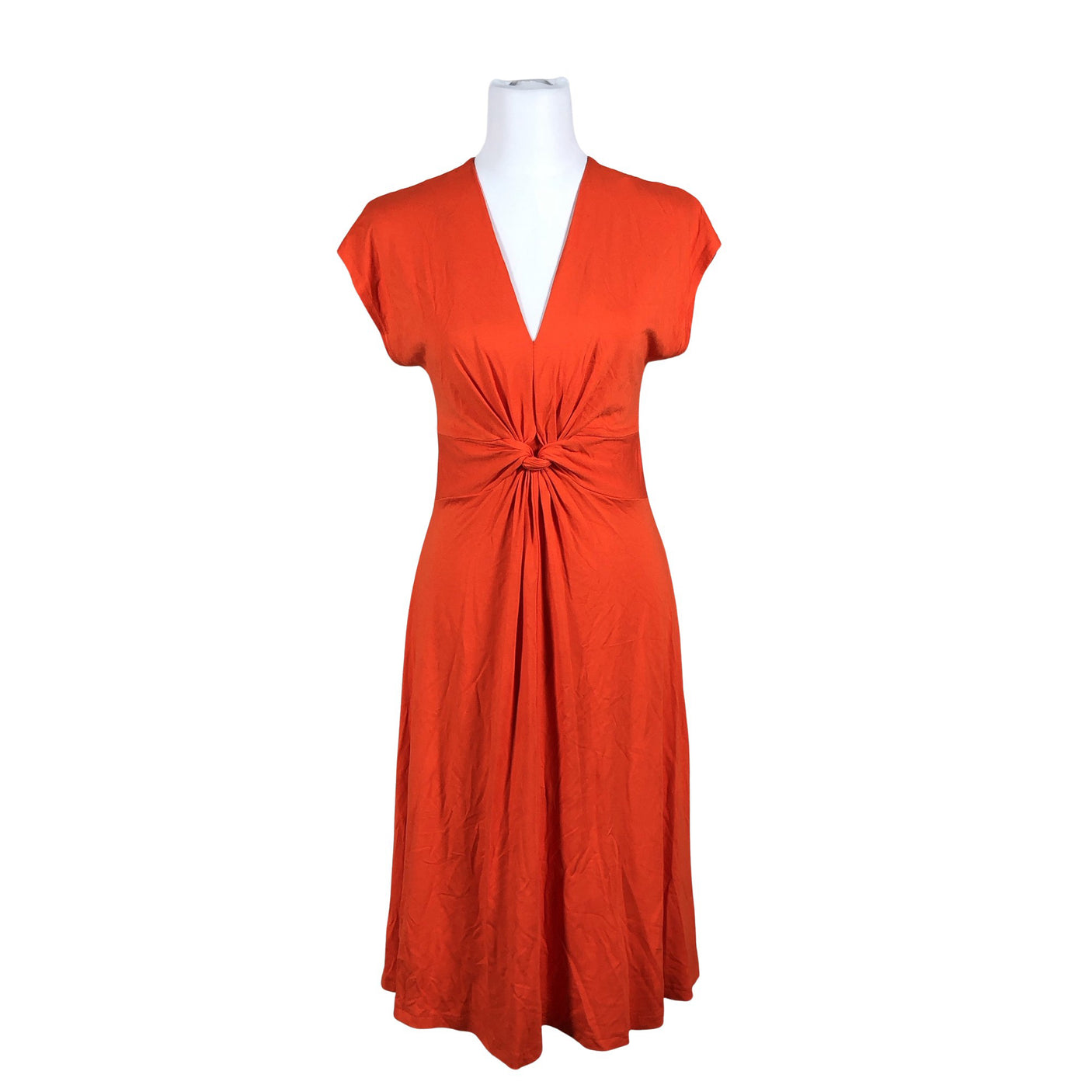 Unisex Nanso - Trikotaažist kleit, suurus 36 - Oranž (1)