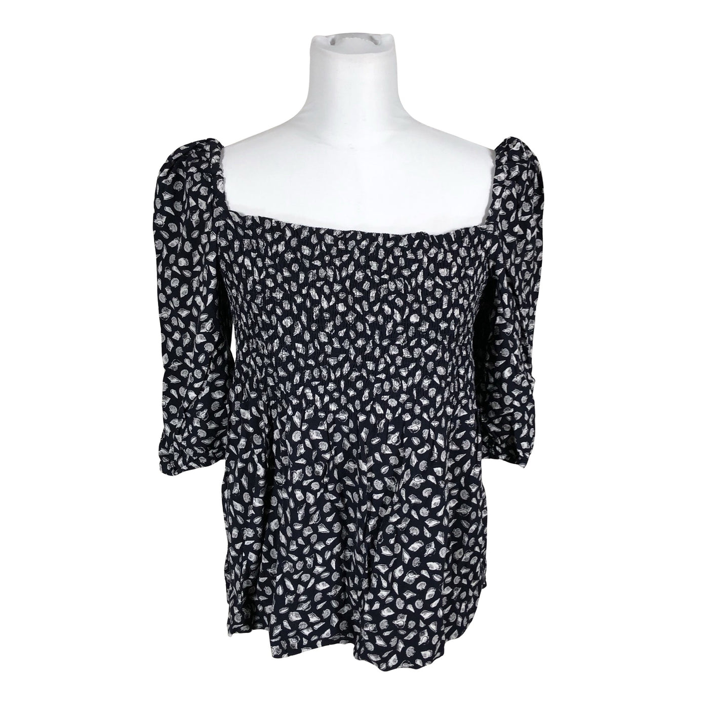 Unisex Gant - Lühikeste käistega pluus, suurus 40 - Sinine (1)