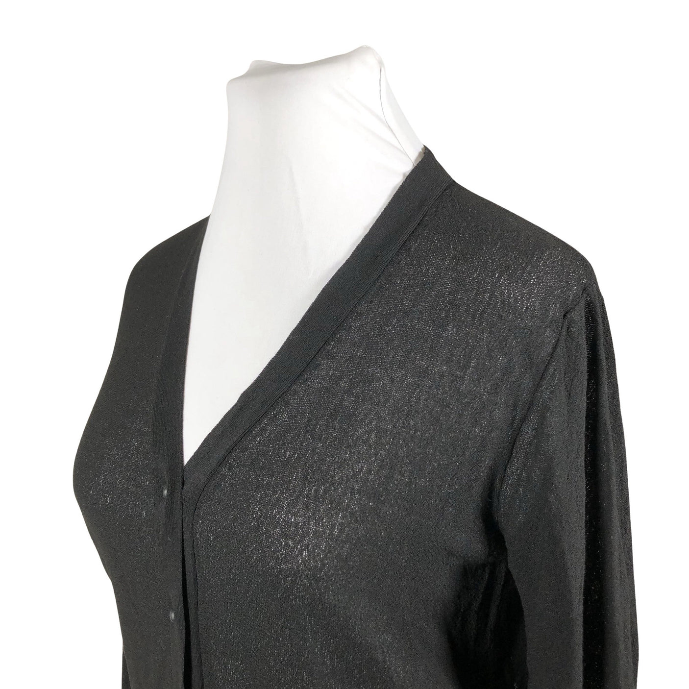 Unisex MaxMara Studio - Kardigan, suurus 42 - Must (2)