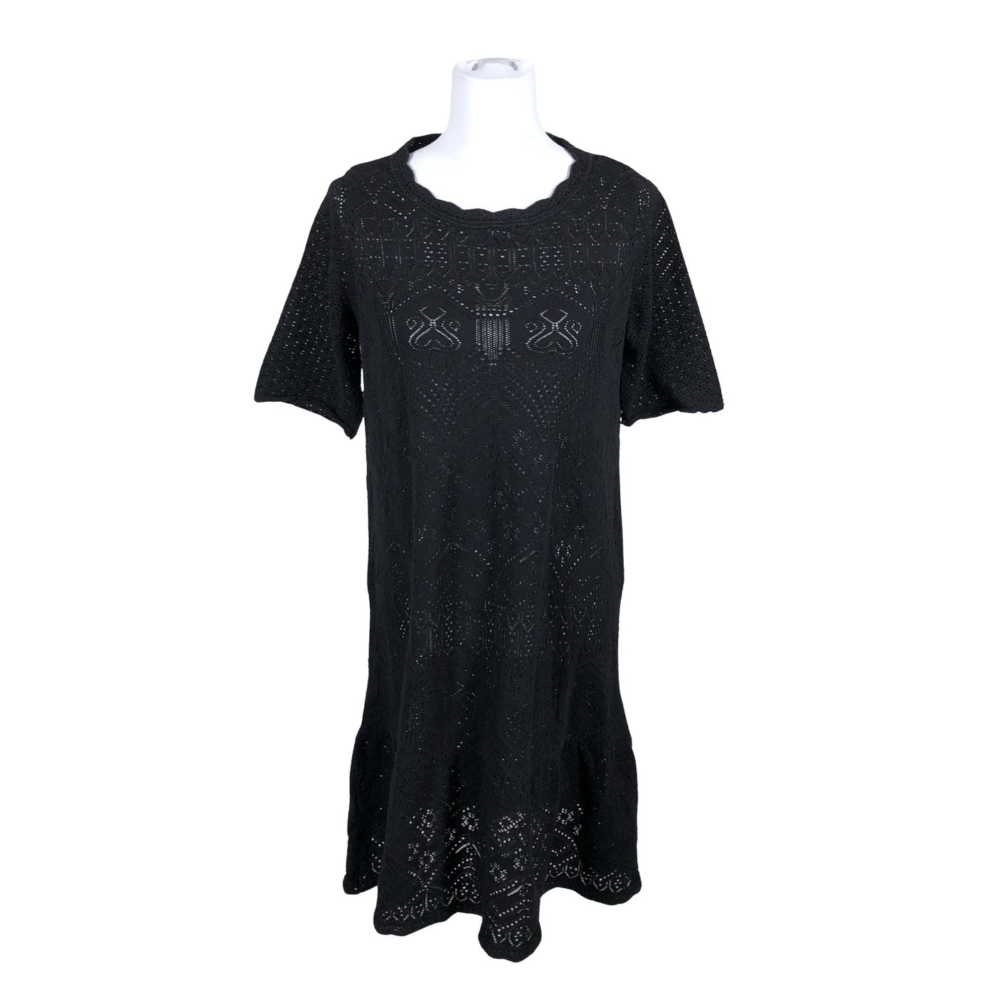 Unisex Odd Molly - Kootud kleit, suurus 40 - Must (1)