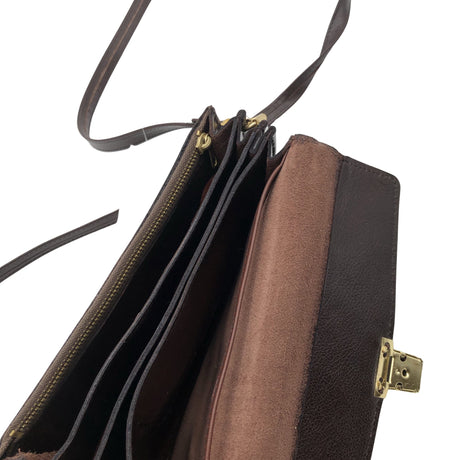 Unisex PT Design - Õlakott, suurus Mini - Pruun (2)