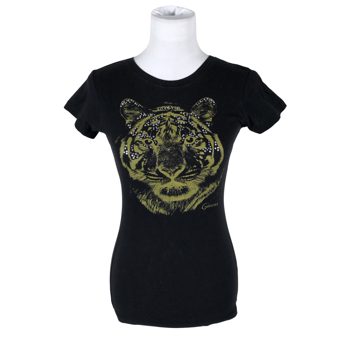 Unisex Guess - T-särk, suurus 34 - Must (1)