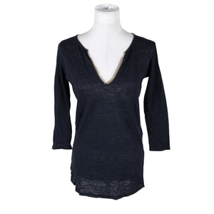 Unisex Massimo Dutti - Trikotaažist pluus, suurus 34 - Sinine (1)