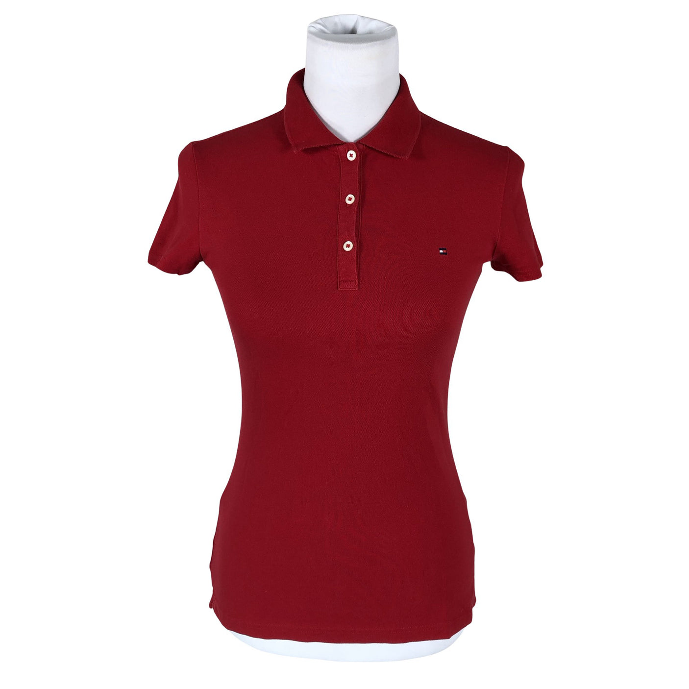 Unisex Tommy Hilfiger - Polosärk, suurus 34 - Punane (1)