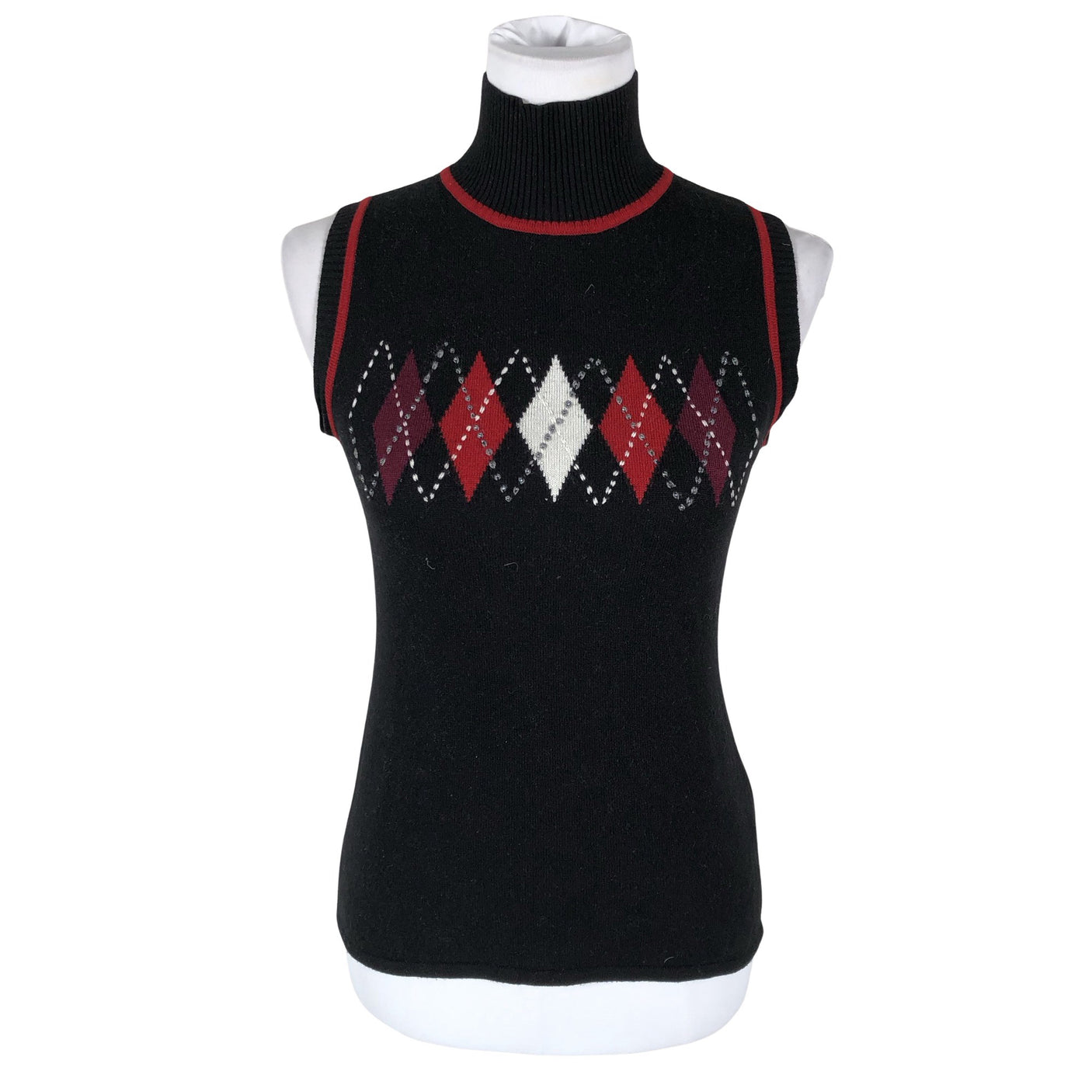 Unisex Marc Aurel - Kootud vest, suurus 38 - Must (1)