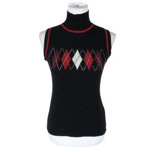 Unisex Marc Aurel - Kootud vest, suurus 38 - Must (1)