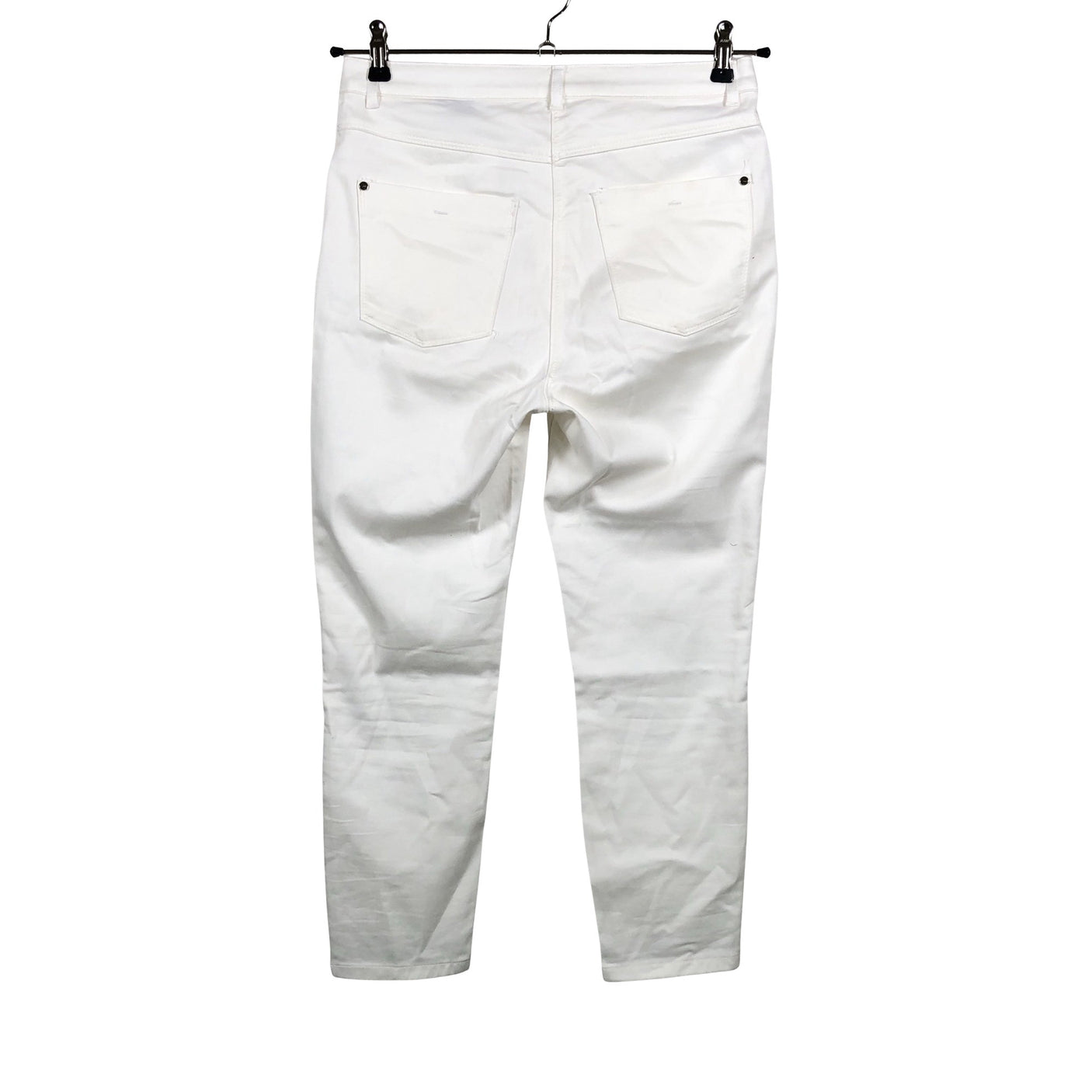 Unisex Ril's - Teksast poolpikad püksid, suurus 38 - Valge (2)